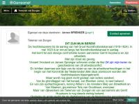 Screenshot van website