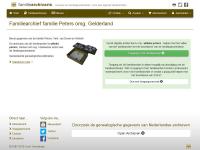 Screenshot van website