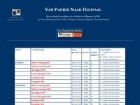 Screenshot van website