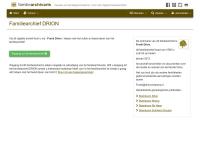 Screenshot van website