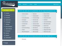 Screenshot van website