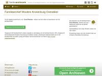 Screenshot van website