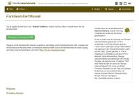 Screenshot van website