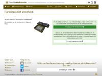 Screenshot van website