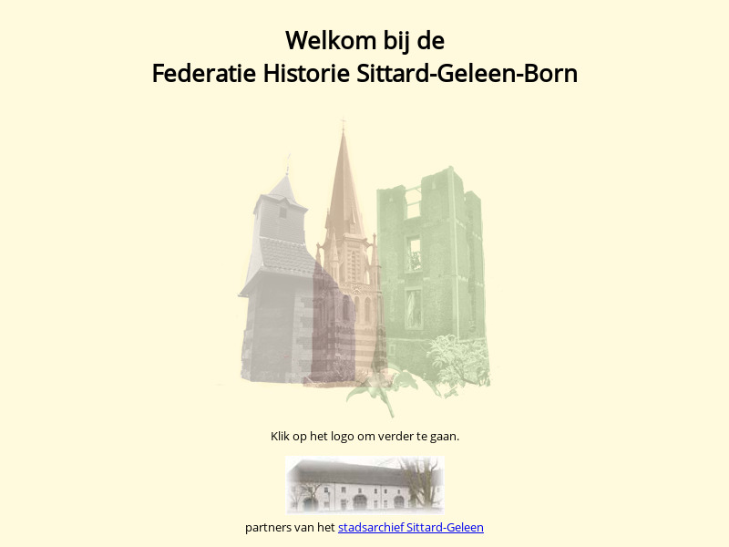 Screenshot van website