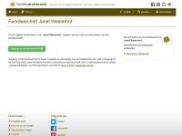 Screenshot van website