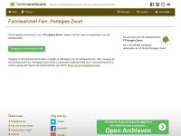 Screenshot van website