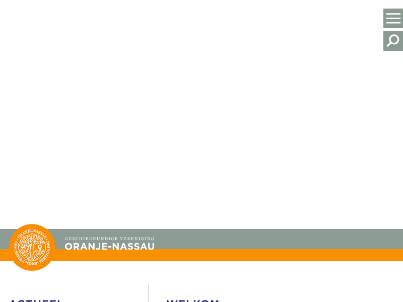 Screenshot van website