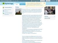 Screenshot van website