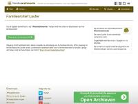 Screenshot van website