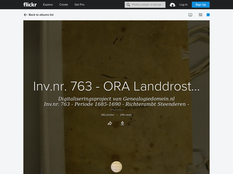 Screenshot van website
