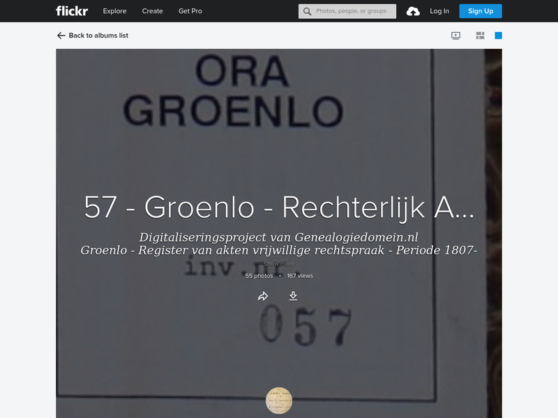 Screenshot van website