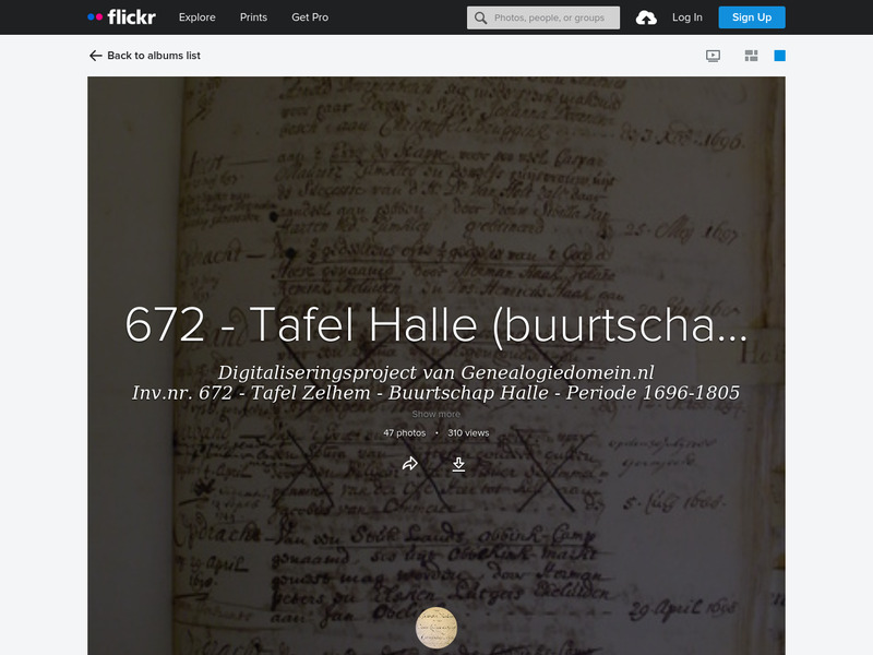 Screenshot van website