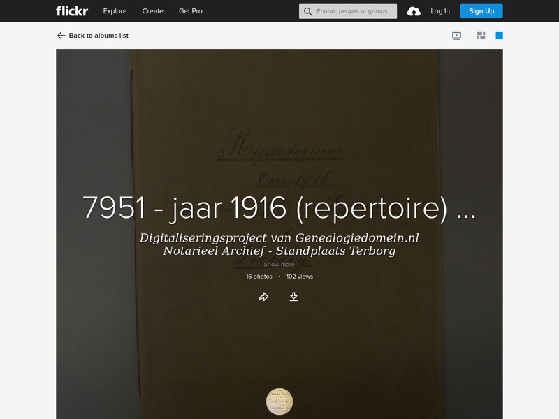 Screenshot van website