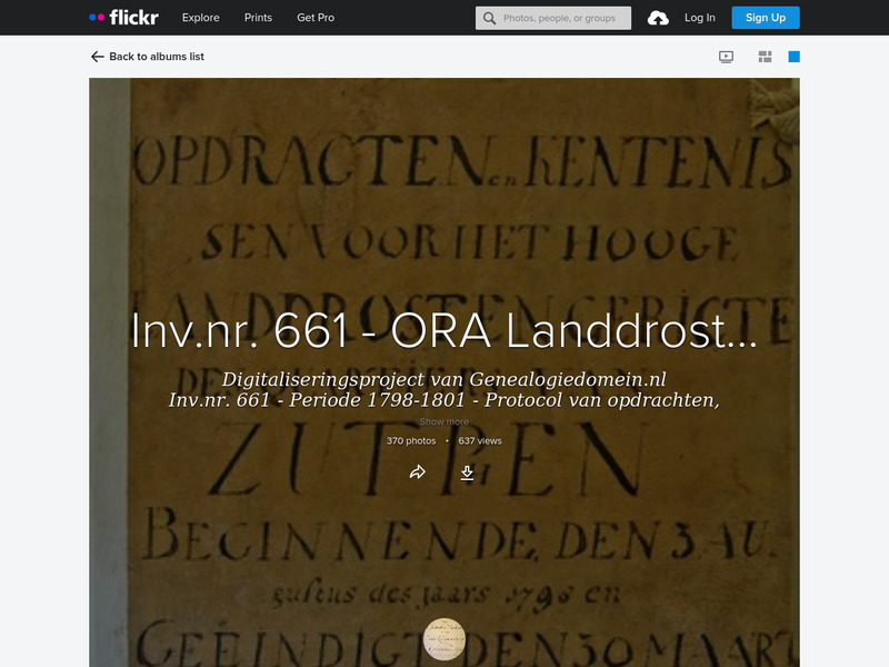 Screenshot van website