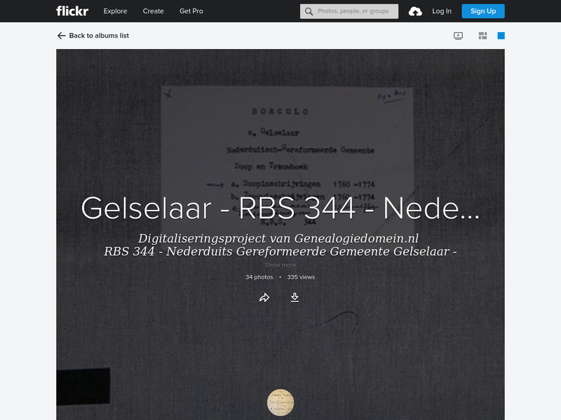 Screenshot van website