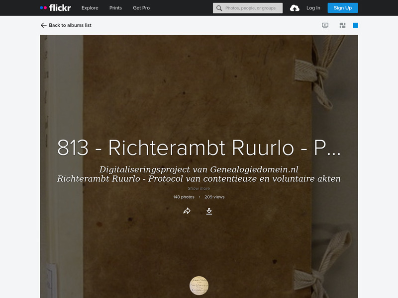 Screenshot van website