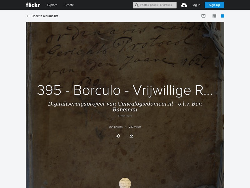 Screenshot van website