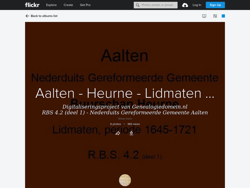 Screenshot van website