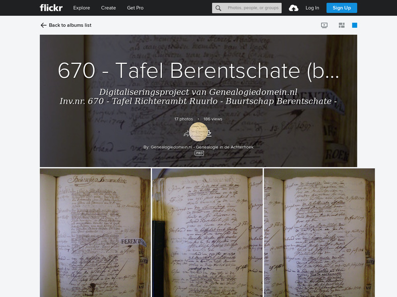 Screenshot van website
