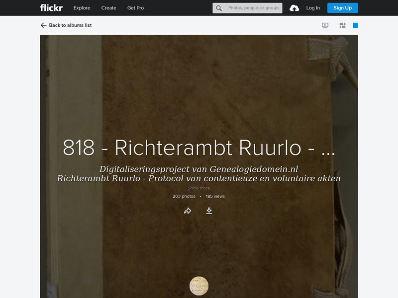 Screenshot van website