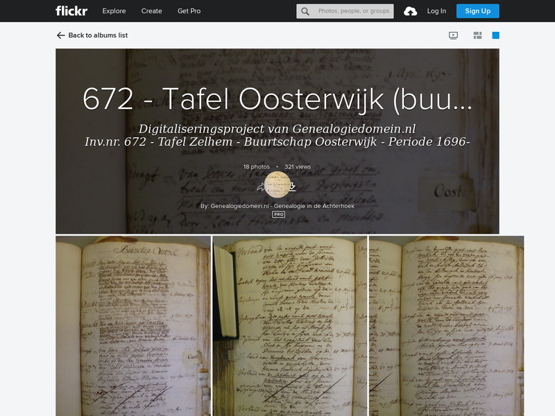 Screenshot van website