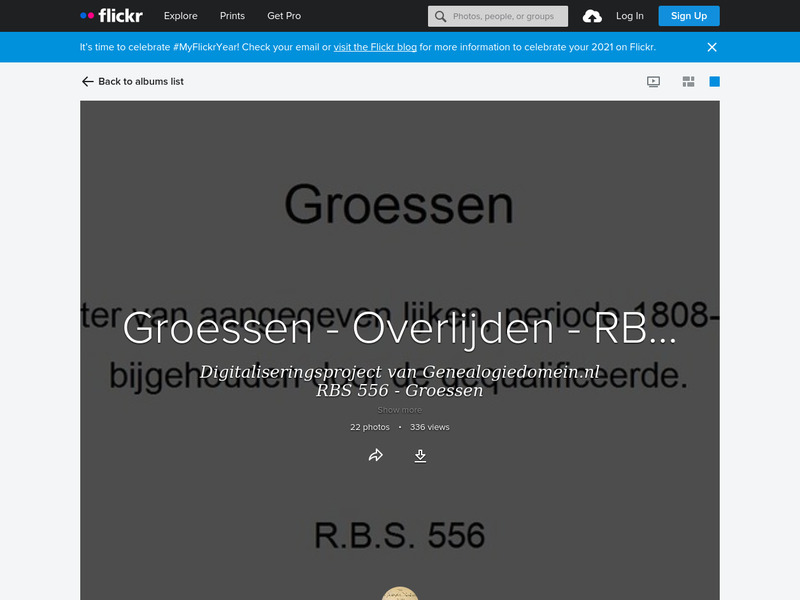 Screenshot van website