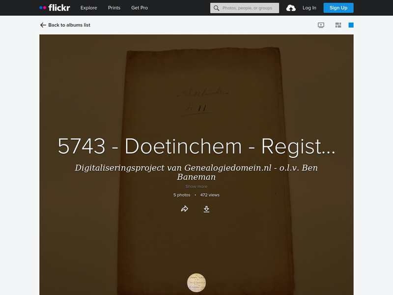 Screenshot van website