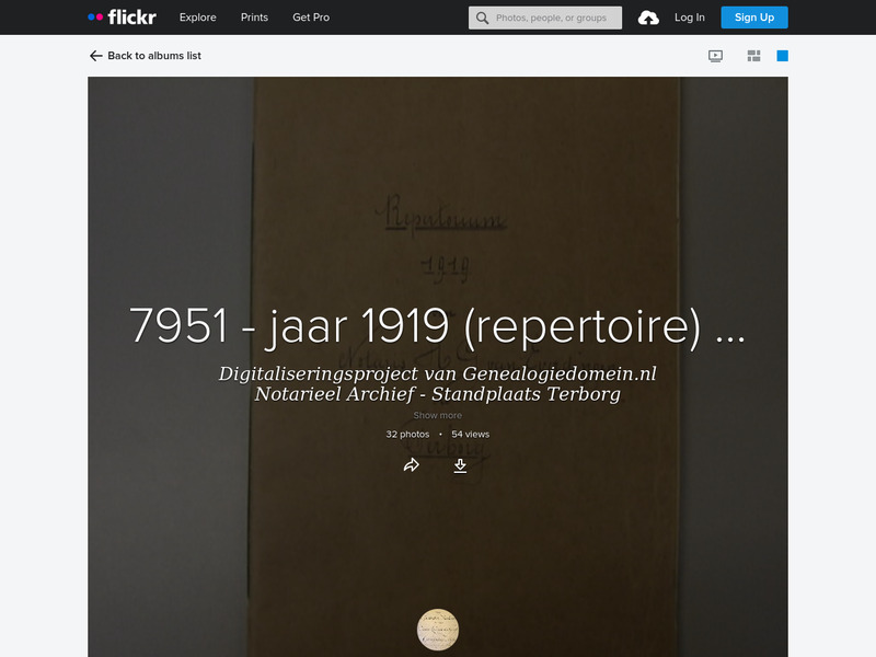 Screenshot van website