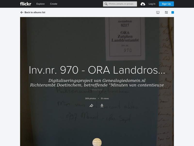 Screenshot van website