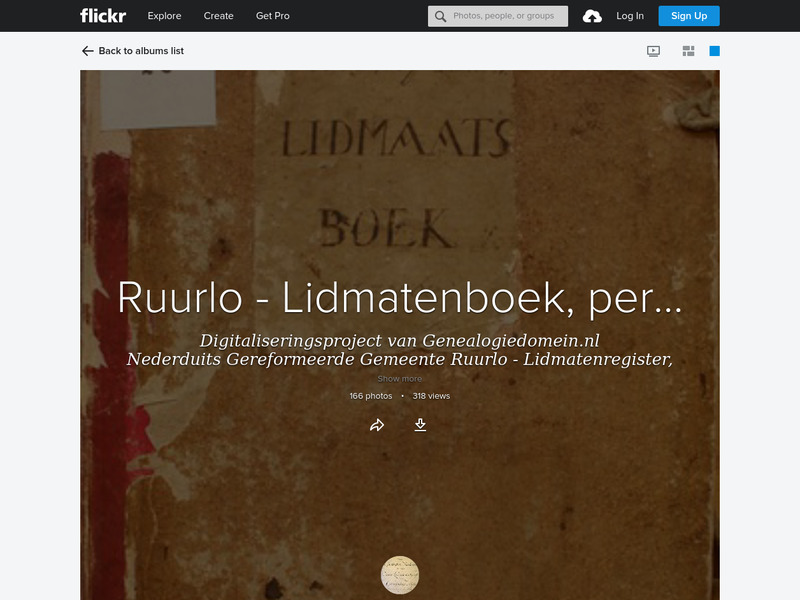 Screenshot van website