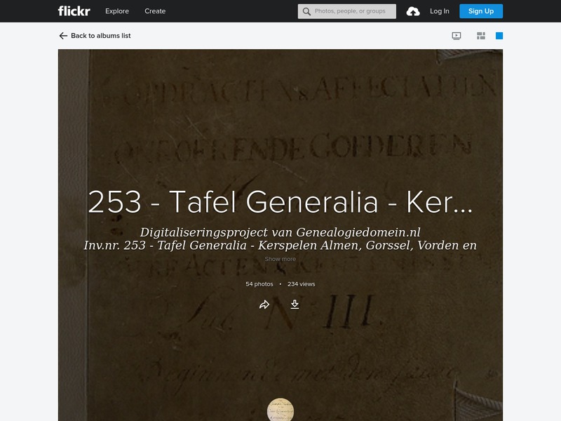 Screenshot van website