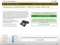 Screenshot van website