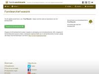 Screenshot van website