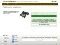 Screenshot van website