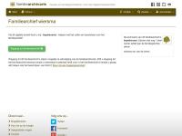 Screenshot van website