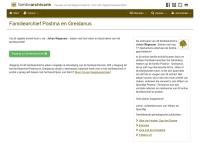 Screenshot van website