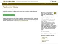 Screenshot van website