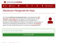Screenshot van website