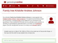 Screenshot van website