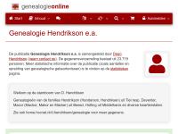 Screenshot van website