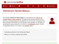 Screenshot van website