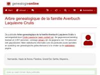 Screenshot van website