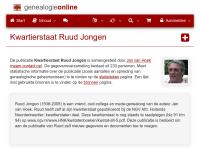 Screenshot van website