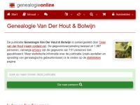 Screenshot van website
