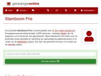 Screenshot van website