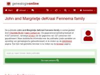 Screenshot van website