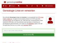 Screenshot van website