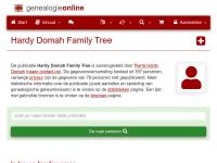 Screenshot van website