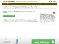 Screenshot van website